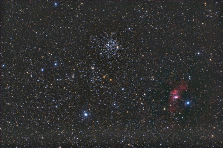 Messier 52 und NGC 7635 - 03.09.10